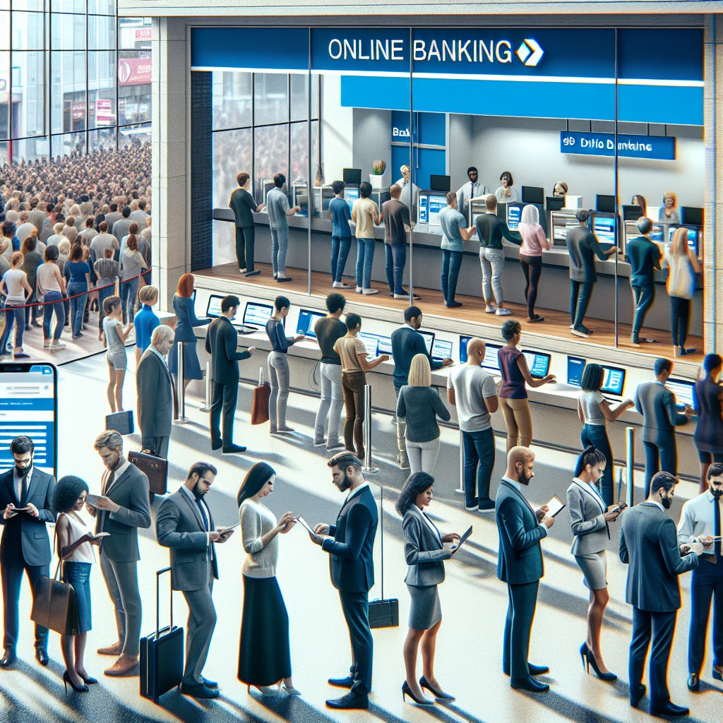 Serviciile bancare online reduc timpul petrecut în sucursală